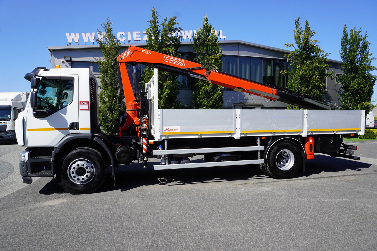 RENAULT C320 P 4x2 / FASSI crane 6.2 T / range 10 m / Flatbed 15 EPAL / 50 tho. km! - شاحنات مسطحة, شاحنة كرين: صورة 2 RENAULT C320 P 4x2 / FASSI crane 6.2 T / range 10 m / Flatbed 15 EPAL / 50 tho. km! - شاحنات مسطحة, شاحنة كرين: صورة 2