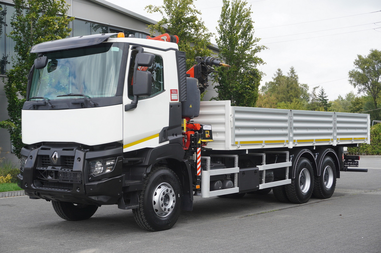 RENAULT K380 6×4 / FASSI F175 crane 7.85 t / 120 thousand km! / 2-sided tipper - شاحنة كرين: صورة 3 RENAULT K380 6×4 / FASSI F175 crane 7.85 t / 120 thousand km! / 2-sided tipper - شاحنة كرين: صورة 3