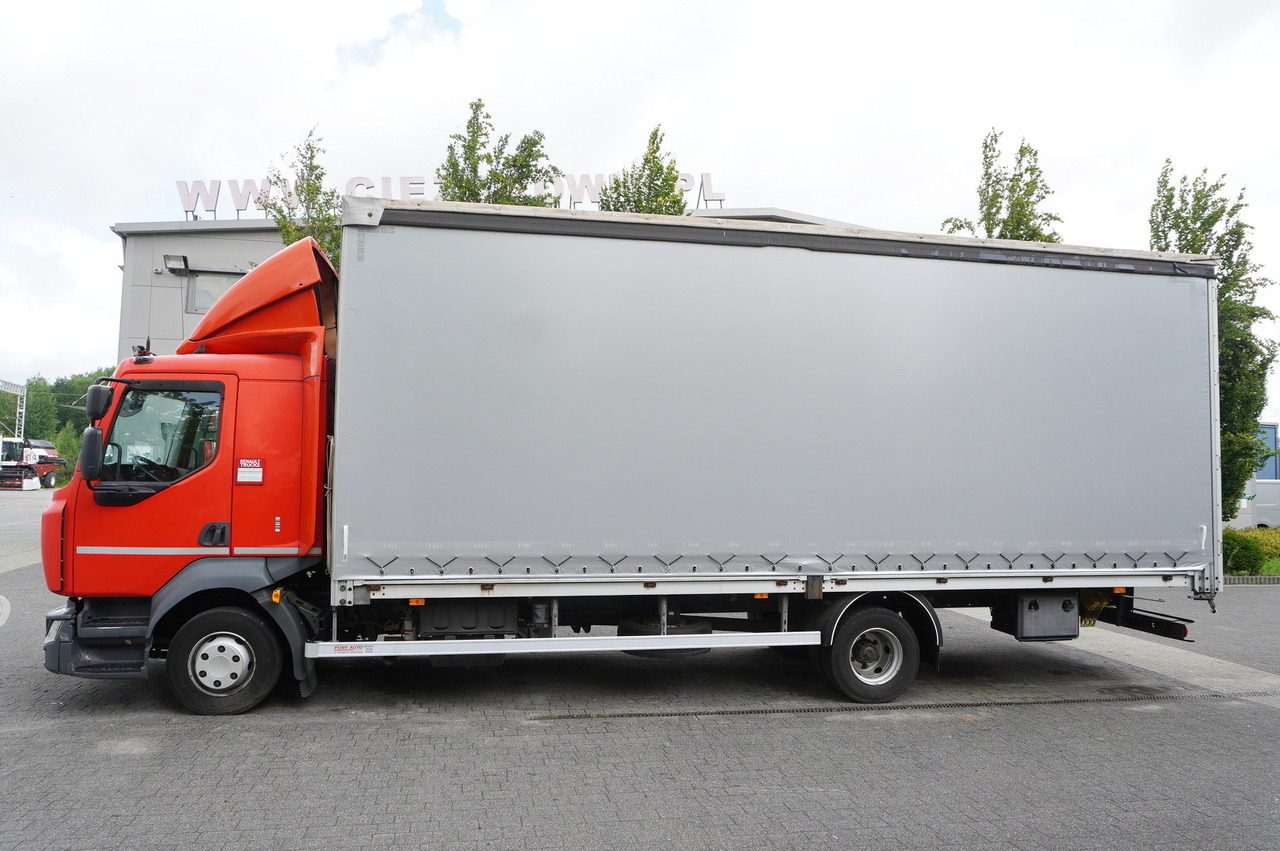 RENAULT Midlum 12.245 / dropside / sleeper / 18 pallets - شاحنة ذات ستائر جانبية: صورة 2 RENAULT Midlum 12.245 / dropside / sleeper / 18 pallets - شاحنة ذات ستائر جانبية: صورة 2