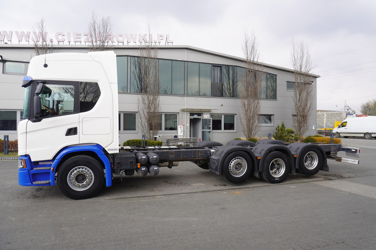 SCANIA G500 8x2 / 2nd axis steered / Chassis 8.35 m / 2021 - شاحنة بهيكل معدني للمقصورة: صورة 3 SCANIA G500 8x2 / 2nd axis steered / Chassis 8.35 m / 2021 - شاحنة بهيكل معدني للمقصورة: صورة 3