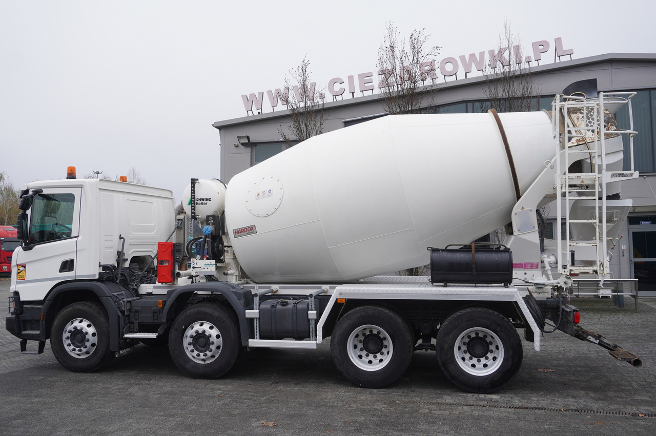 SCANIA P410 XT 8x4 / 80 tho. km!!! / SCHWING-STATTER AM 9 FHC 9 m3 concrete mixer - شاحنة خلاطة خرسانة: صورة 5 SCANIA P410 XT 8x4 / 80 tho. km!!! / SCHWING-STATTER AM 9 FHC 9 m3 concrete mixer - شاحنة خلاطة خرسانة: صورة 5