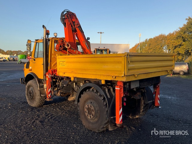 1994 Mercedes-Benz Unimog 427 4x4 Utility Truck - شاحنات مسطحة, شاحنة كرين: صورة 3 1994 Mercedes-Benz Unimog 427 4x4 Utility Truck - شاحنات مسطحة, شاحنة كرين: صورة 3