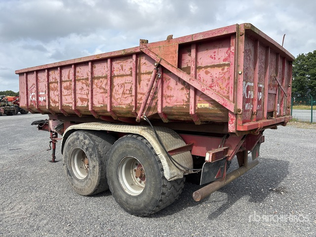 1996 Krampe TWK 18 Goliath End Dump Trailer - نصف مقطورة قلابة: صورة 3 1996 Krampe TWK 18 Goliath End Dump Trailer - نصف مقطورة قلابة: صورة 3