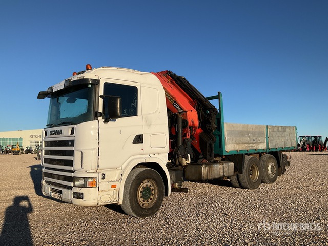 2003 Scania R124L 2007 Palfinger PK60002 19000 kg ... Flatbed Truck with Crane - شاحنات مسطحة, شاحنة كرين: صورة 3 2003 Scania R124L 2007 Palfinger PK60002 19000 kg ... Flatbed Truck with Crane - شاحنات مسطحة, شاحنة كرين: صورة 3