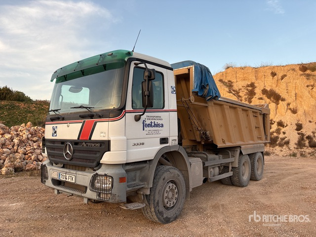 2007 Mercedes Benz Actros 3336K 6x4 T/A Dump Truck - شاحنة قلاب: صورة 1 2007 Mercedes Benz Actros 3336K 6x4 T/A Dump Truck - شاحنة قلاب: صورة 1