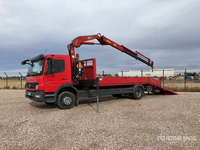 2007 Mercedes-Benz Atego 1524 2007 Toimil 120 3S 4330 kg on 4x2 Flatbed Truck with Crane - شاحنات مسطحة, شاحنة كرين: صورة 1 2007 Mercedes-Benz Atego 1524 2007 Toimil 120 3S 4330 kg on 4x2 Flatbed Truck with Crane - شاحنات مسطحة, شاحنة كرين: صورة 1