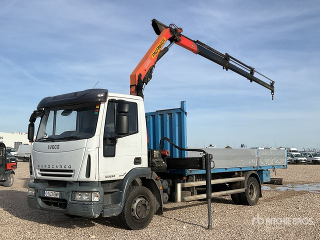 2008 Iveco Eurocargo 120E22 2005 Palfinger PK7501 Articulat ... Flatbed Truck with Crane - شاحنات مسطحة, شاحنة كرين: صورة 2 2008 Iveco Eurocargo 120E22 2005 Palfinger PK7501 Articulat ... Flatbed Truck with Crane - شاحنات مسطحة, شاحنة كرين: صورة 2