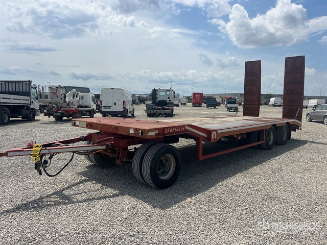 2002 DE Angelis 3R3201 8.45 m Tri/A Flatbed Trailer - مقطورة بلودر منخفض: صورة 2 2002 DE Angelis 3R3201 8.45 m Tri/A Flatbed Trailer - مقطورة بلودر منخفض: صورة 2