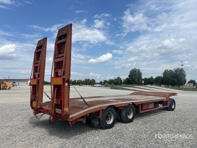 2002 DE Angelis 3R3201 8.45 m Tri/A Flatbed Trailer - مقطورة بلودر منخفض: صورة 4 2002 DE Angelis 3R3201 8.45 m Tri/A Flatbed Trailer - مقطورة بلودر منخفض: صورة 4