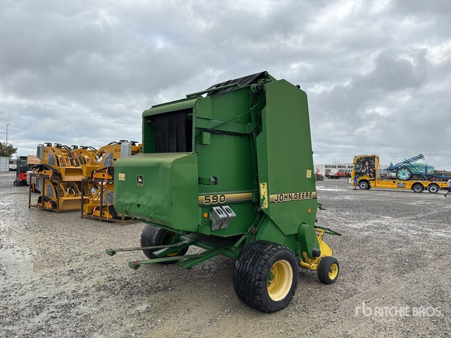 John Deere 590 Rotopressa - آلة بالات دائرية: صورة 3 John Deere 590 Rotopressa - آلة بالات دائرية: صورة 3