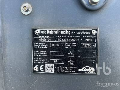 LINDE H80D-01 8000 kg - رافعة شوكية: صورة 5 LINDE H80D-01 8000 kg - رافعة شوكية: صورة 5