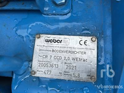WEBER CR7CCD 2.0 - صفيحة هزازة: صورة 5 WEBER CR7CCD 2.0 - صفيحة هزازة: صورة 5