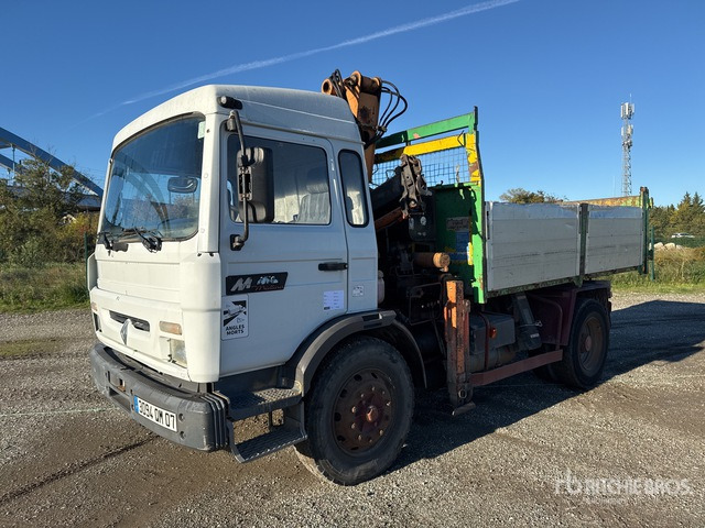 1998 Renault Midliner M210 1990 atlas 80.1 4000 kg on 4x2 ... Flatbed Truck with Crane - شاحنات مسطحة, شاحنة كرين: صورة 1 1998 Renault Midliner M210 1990 atlas 80.1 4000 kg on 4x2 ... Flatbed Truck with Crane - شاحنات مسطحة, شاحنة كرين: صورة 1
