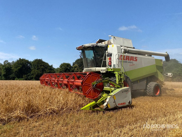 2003 Claas Lexion 460 Evolution Caterpillar C9 engine, with hea ... Combine Harvester - حصادة: صورة 1 2003 Claas Lexion 460 Evolution Caterpillar C9 engine, with hea ... Combine Harvester - حصادة: صورة 1