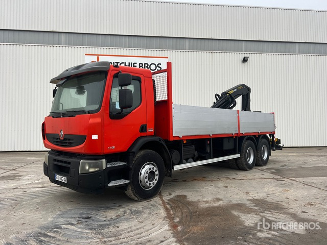 2007 Renault Premium 370DXI 2007 Palfinger PK18500 8000 kg ... Flatbed Truck with Crane - شاحنات مسطحة, شاحنة كرين: صورة 1 2007 Renault Premium 370DXI 2007 Palfinger PK18500 8000 kg ... Flatbed Truck with Crane - شاحنات مسطحة, شاحنة كرين: صورة 1
