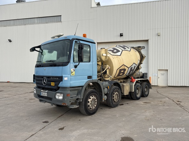 2008 Mercedes-Benz Actros 8x4 Camion Malaxeur 8x4 Mixer Truck - شاحنة خلاطة خرسانة: صورة 1 2008 Mercedes-Benz Actros 8x4 Camion Malaxeur 8x4 Mixer Truck - شاحنة خلاطة خرسانة: صورة 1