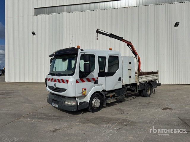 2008 Renault Midlum 220DXi 2008 Palfinger PK2700A on 4x2 C ... Flatbed Truck with Crane - شاحنات مسطحة, شاحنة كرين: صورة 3 2008 Renault Midlum 220DXi 2008 Palfinger PK2700A on 4x2 C ... Flatbed Truck with Crane - شاحنات مسطحة, شاحنة كرين: صورة 3