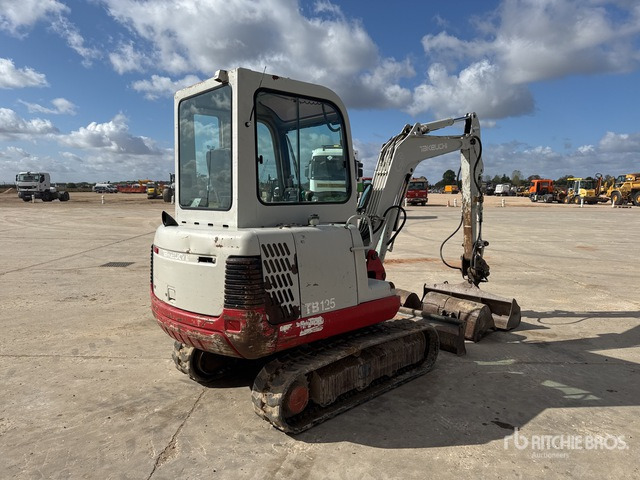 2008 Takeuchi TB125 Mini-Pelle Mini Excavator: <6.6t - حفار صغير: صورة 4 2008 Takeuchi TB125 Mini-Pelle Mini Excavator: <6.6t - حفار صغير: صورة 4
