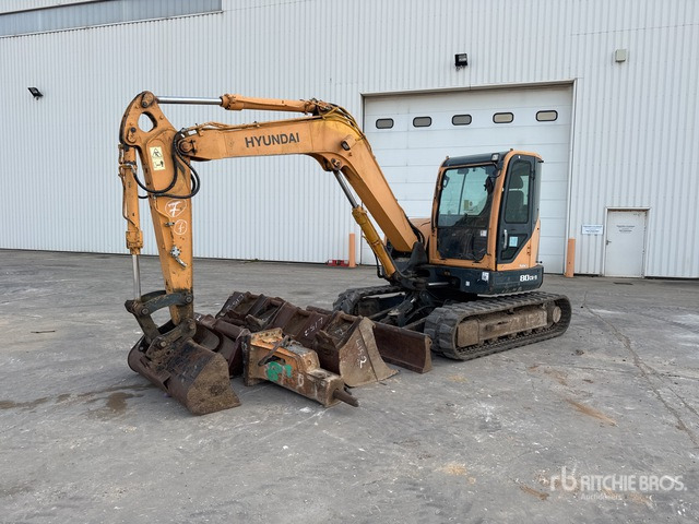 2014 Hyundai R80CR-9 Mini-Pelle Mini Excavator:  <6.6t - حفار صغير: صورة 1 2014 Hyundai R80CR-9 Mini-Pelle Mini Excavator:  <6.6t - حفار صغير: صورة 1