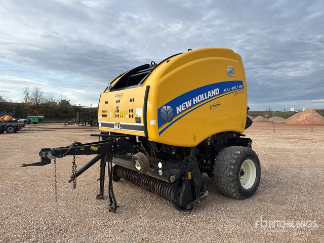 2014 New Holland ROLL-BELT 180 CROPCUTTER Presse A Bale Ronde Sur Essieu S/A Round Baler - آلة بالات دائرية: صورة 1 2014 New Holland ROLL-BELT 180 CROPCUTTER Presse A Bale Ronde Sur Essieu S/A Round Baler - آلة بالات دائرية: صورة 1