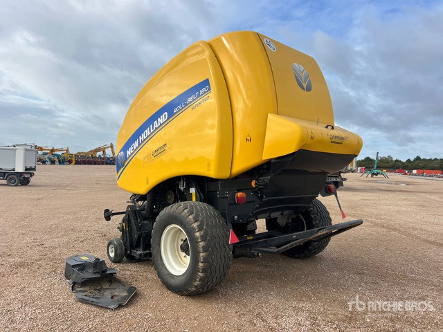 2015 New Holland Roll Belt 180 Presse A Balles Rondes 1 Essieu S/A Round Baler - آلة بالات دائرية: صورة 3 2015 New Holland Roll Belt 180 Presse A Balles Rondes 1 Essieu S/A Round Baler - آلة بالات دائرية: صورة 3