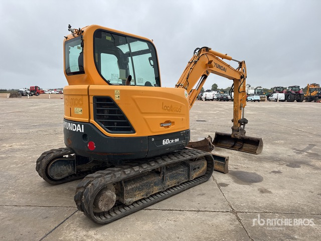 2017 Hyundai R60CR-9A Mini-Pelle Mini Excavator: <6.6t - حفار صغير: صورة 4 2017 Hyundai R60CR-9A Mini-Pelle Mini Excavator: <6.6t - حفار صغير: صورة 4