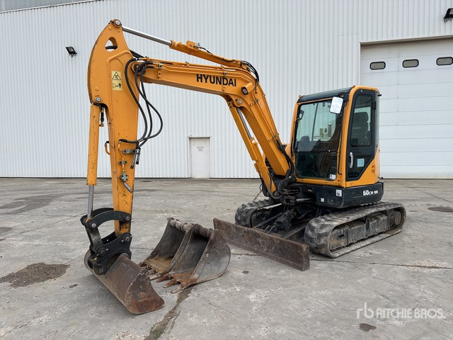 2017 Hyundai R60CR-9A Mini-Pelle Mini Excavator: <6.6t - حفار صغير: صورة 2 2017 Hyundai R60CR-9A Mini-Pelle Mini Excavator: <6.6t - حفار صغير: صورة 2