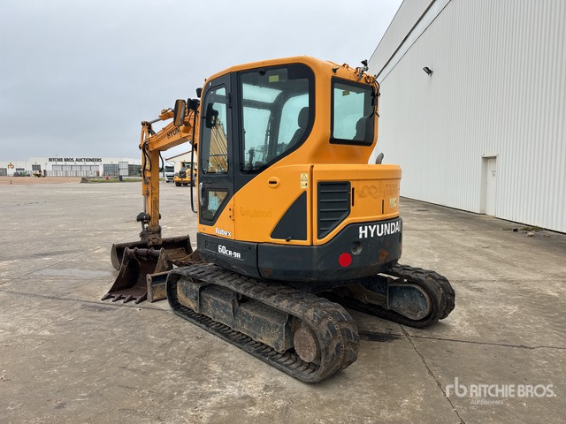 2017 Hyundai R60CR-9A Mini-Pelle Mini Excavator: <6.6t - حفار صغير: صورة 3 2017 Hyundai R60CR-9A Mini-Pelle Mini Excavator: <6.6t - حفار صغير: صورة 3