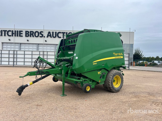 2017 John Deere 990 Presse A Balles Rondes 1 Essieu S/A Round Baler - آلة بالات دائرية: صورة 1 2017 John Deere 990 Presse A Balles Rondes 1 Essieu S/A Round Baler - آلة بالات دائرية: صورة 1