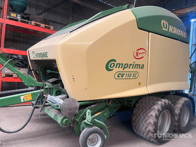 2017 Krone Comprima CV150XC Presse Enrubanneuse 2 Essieux T/A Round Baler - آلة بالات دائرية: صورة 2 2017 Krone Comprima CV150XC Presse Enrubanneuse 2 Essieux T/A Round Baler - آلة بالات دائرية: صورة 2