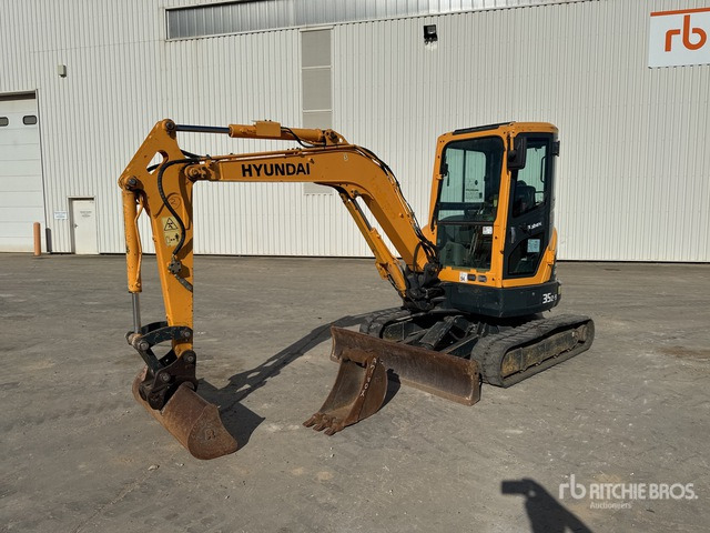 2018 Hyundai R35Z9 Mini-Pelle Mini Excavator:  <6.6t - حفار صغير: صورة 1 2018 Hyundai R35Z9 Mini-Pelle Mini Excavator:  <6.6t - حفار صغير: صورة 1