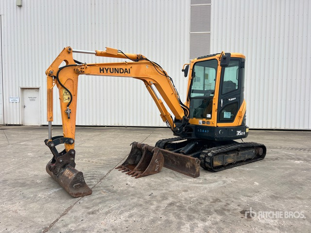 2018 Hyundai R35Z9 Mini-Pelle Mini Excavator:  <6.6t - حفار صغير: صورة 1 2018 Hyundai R35Z9 Mini-Pelle Mini Excavator:  <6.6t - حفار صغير: صورة 1