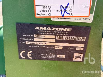 AMAZONE KE 4002-190 4000 mm 3-Point 4 m - مدحلة زراعية: صورة 5 AMAZONE KE 4002-190 4000 mm 3-Point 4 m - مدحلة زراعية: صورة 5
