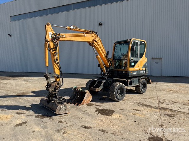 Hyundai R55W9 Pelle hydraulique sur roues - حفار ذو عجلات: صورة 1 Hyundai R55W9 Pelle hydraulique sur roues - حفار ذو عجلات: صورة 1