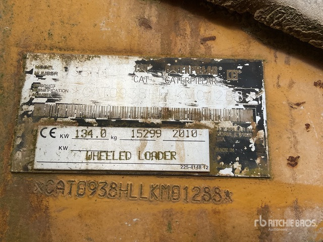 2010 Cat 938H Cat 938H Wheel Loader Wheel Loader - اللودر بعجل: صورة 1 2010 Cat 938H Cat 938H Wheel Loader Wheel Loader - اللودر بعجل: صورة 1