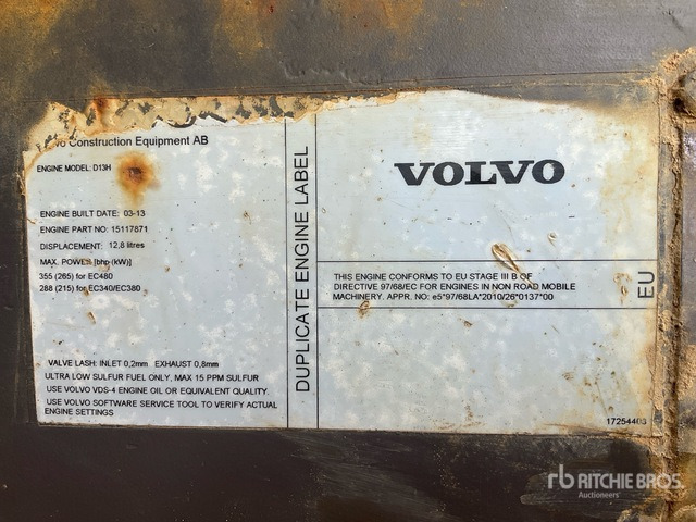 2013 Volvo EC380DL Tracked Excavator - حفار زاحف: صورة 5 2013 Volvo EC380DL Tracked Excavator - حفار زاحف: صورة 5