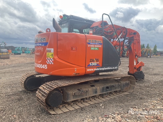 2016 Hitachi ZX135US-5 SRF Tunnel Spec Tracked Excavator - حفار زاحف: صورة 3 2016 Hitachi ZX135US-5 SRF Tunnel Spec Tracked Excavator - حفار زاحف: صورة 3