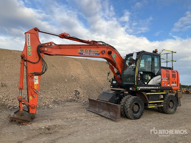 2017 Hitachi ZX170W-5 Highway Wheeled Excavator - حفار ذو عجلات: صورة 1 2017 Hitachi ZX170W-5 Highway Wheeled Excavator - حفار ذو عجلات: صورة 1