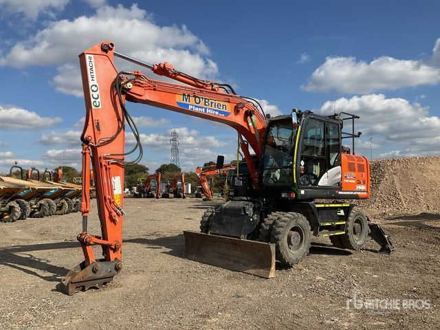 2018 Hitachi ZX140W-6 4x4 Highway Wheeled Excavator - حفار ذو عجلات: صورة 3 2018 Hitachi ZX140W-6 4x4 Highway Wheeled Excavator - حفار ذو عجلات: صورة 3