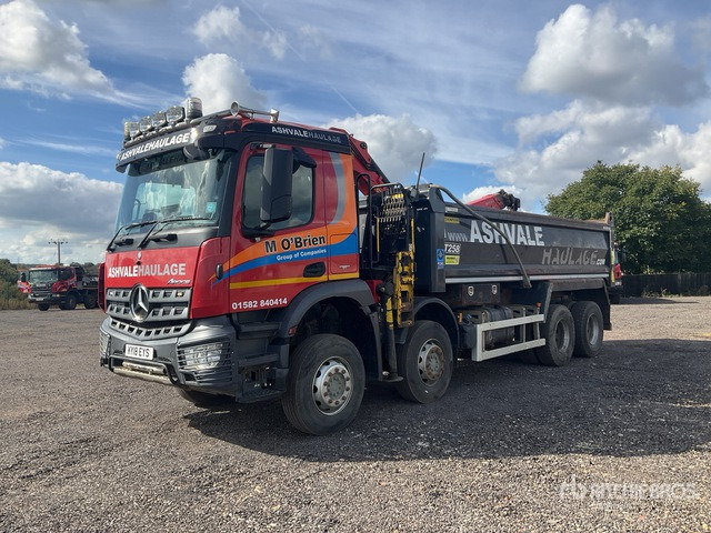 2018 Mercedes-Benz Arocs 8x4 Dump Truck with Crane - شاحنة قلاب: صورة 3 2018 Mercedes-Benz Arocs 8x4 Dump Truck with Crane - شاحنة قلاب: صورة 3