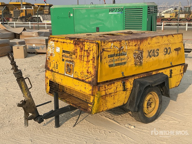 1996 Atlas Copco XAS 90 Mobile Air Compressor - ضاغط هوائي: صورة 1 1996 Atlas Copco XAS 90 Mobile Air Compressor - ضاغط هوائي: صورة 1