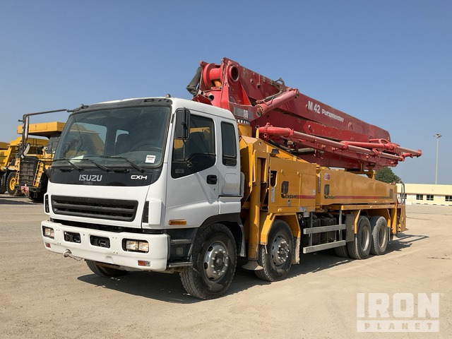 2002 Isuzu CXH50T 2003 Putzmeister M42 on 8x4 Twi ... Concrete Pump Truck - مضخة خرسانة: صورة 1 2002 Isuzu CXH50T 2003 Putzmeister M42 on 8x4 Twi ... Concrete Pump Truck - مضخة خرسانة: صورة 1