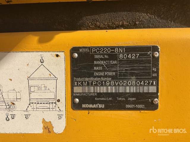 2010 Komatsu PC220-8N1 - حفار زاحف: صورة 1 2010 Komatsu PC220-8N1 - حفار زاحف: صورة 1