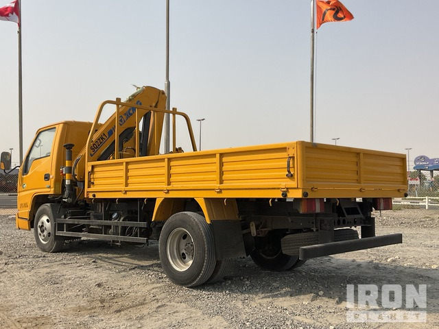 2019 JMC JX1041TG26 XCMG SQ2ZK1 2000 kg Knuckle Boo ... Flatbed Truck w/Crane - شاحنات مسطحة, شاحنة كرين: صورة 4 2019 JMC JX1041TG26 XCMG SQ2ZK1 2000 kg Knuckle Boo ... Flatbed Truck w/Crane - شاحنات مسطحة, شاحنة كرين: صورة 4