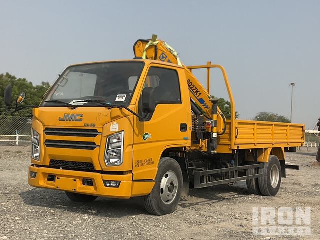 2019 JMC JX1041TG26 XCMG SQ2ZK1 2000 kg Knuckle Boo ... Flatbed Truck w/Crane - شاحنات مسطحة, شاحنة كرين: صورة 2 2019 JMC JX1041TG26 XCMG SQ2ZK1 2000 kg Knuckle Boo ... Flatbed Truck w/Crane - شاحنات مسطحة, شاحنة كرين: صورة 2