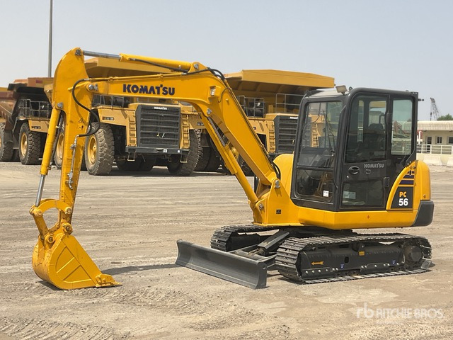 2019 Komatsu PC56-7 - حفار صغير: صورة 2 2019 Komatsu PC56-7 - حفار صغير: صورة 2