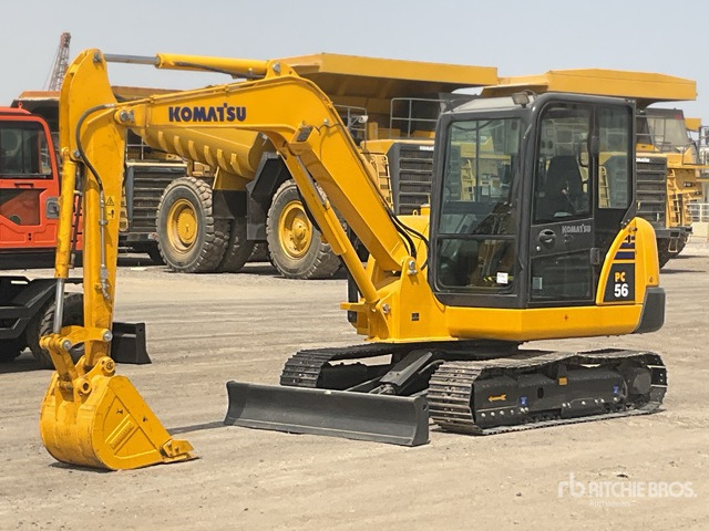 2019 Komatsu PC56-7 - حفار صغير: صورة 1 2019 Komatsu PC56-7 - حفار صغير: صورة 1