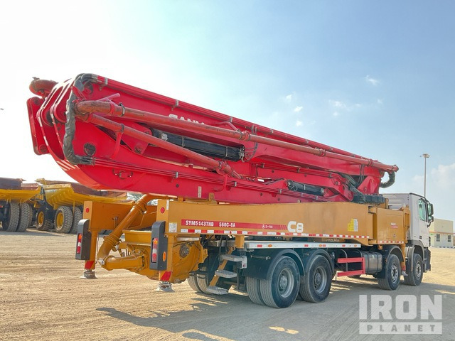 2019 Mercedes-Benz Actros 4141 2019 Sany SYM5443THB 56 m on 8x ... Concrete Pump Truck - مضخة خرسانة: صورة 4 2019 Mercedes-Benz Actros 4141 2019 Sany SYM5443THB 56 m on 8x ... Concrete Pump Truck - مضخة خرسانة: صورة 4