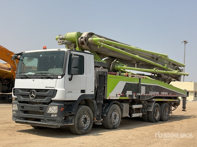 2019 Mercedes-Benz Actros 4141 2019 Zoomlion 56X-6RZ 56 m on 8 ... Concrete Pump Truck - مضخة خرسانة: صورة 3 2019 Mercedes-Benz Actros 4141 2019 Zoomlion 56X-6RZ 56 m on 8 ... Concrete Pump Truck - مضخة خرسانة: صورة 3