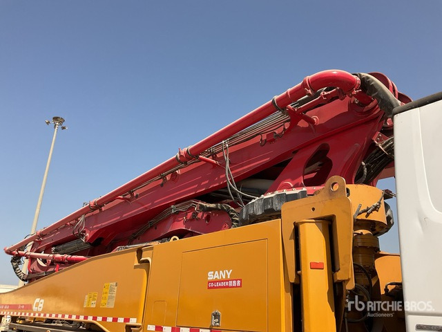 مضخة خرسانة 2019 Mercedes Benz Actros 4144 2019 Sany SYM5449THB 56 m on 8x ... Concrete Pump Truck: صورة 6 مضخة خرسانة 2019 Mercedes Benz Actros 4144 2019 Sany SYM5449THB 56 m on 8x ... Concrete Pump Truck: صورة 6